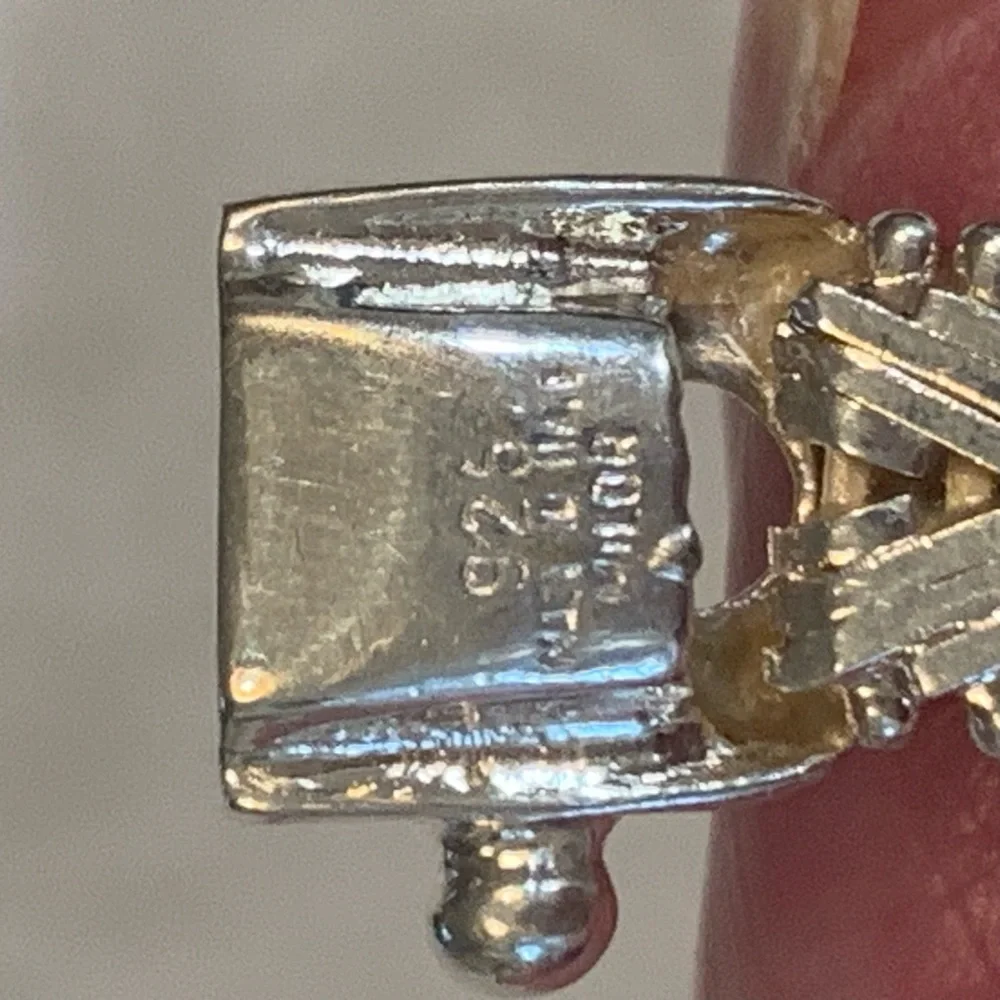 Diamonique Italian San Marco Pave Station Bracelet
